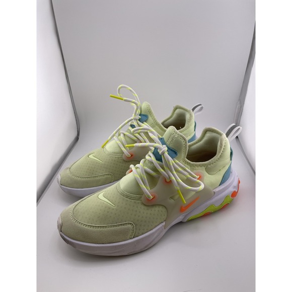 Nike React Presto Shoes Youth Size 7Y Yellow Blue Orange Running BQ4002-700 - Picture 1 of 16